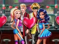 Barbie Games, Super Couple Valentine Party, Games-kids.com