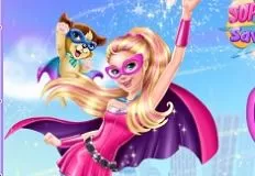 Barbie Games, Super Ellie Saving the City, Games-kids.com