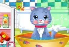 Animal Games, Super Happy Kitty, Games-kids.com