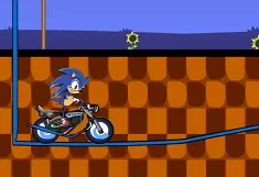 Sonic Games, Super Sonic Extreme Biker, Games-kids.com