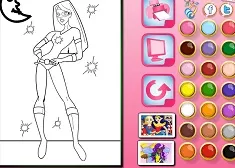 Superheroes Games, Supergirl Online Coloring, Games-kids.com