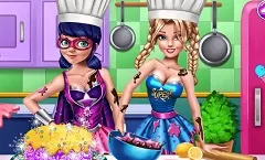 Princess Games, SuperHero Cooking Contest, Games-kids.com