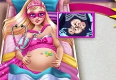 Barbie Games, Superhero Pregnant Emergency, Games-kids.com