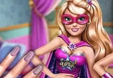 Makeover  Games, Superhero Princesses Nails Salon, Games-kids.com