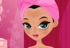 Girl Games, Supermodel Facial Makeover, Games-kids.com