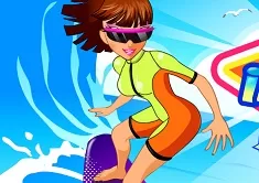 Girl Games, Surf in USA, Games-kids.com