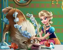 Frozen  Games, Sven Pet Rescue, Games-kids.com