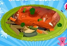 Cooking Games, Sweet and Spicy Glazed Salmon, Games-kids.com