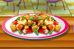 Cooking Games, Sweet Pepper Chicken, Games-kids.com