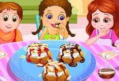 Cooking Games, Sweet Profiteroles Recipe, Games-kids.com