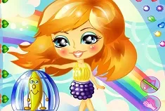 Girl Games, Sweety Fruits Dress Up, Games-kids.com