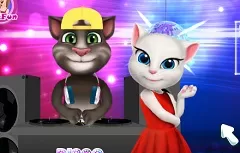 Talking Friends Games, Talking Angela and Tom Disco, Games-kids.com