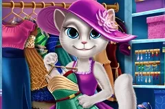 Talking Friends Games, Talking Angela Closet , Games-kids.com