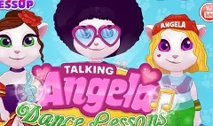 Talking Friends Games, Talking Angela Dancing, Games-kids.com