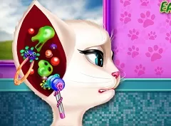 Talking Friends Games, Talking Angela Ear Infection, Games-kids.com