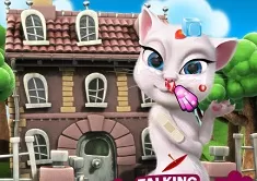 Talking Friends Games, Talking Angela Injured, Games-kids.com