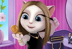 Talking Friends Games, Talking Angela Make Up Time, Games-kids.com