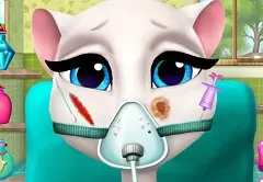 Talking Friends Games, Talking Angela Surgery, Games-kids.com