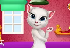 Talking Friends Games, Talking Angela Trendy Makeover, Games-kids.com