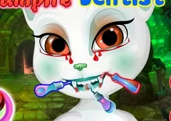 Talking Friends Games, Talking Angela Vampire Dentist, Games-kids.com