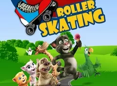 Talking Friends Games, Talking Friends Roller Skate, Games-kids.com