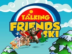 Talking Friends Games, Talking Friends Ski, Games-kids.com
