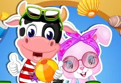 Animal Games, Talking Pet Summer Vacation, Games-kids.com