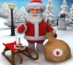 Play free Talking Santa - Talking Friends Games - Games-kids.com