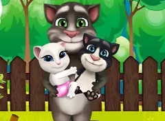 Talking Friends Games, Talking Tom and Kids Gardening, Games-kids.com