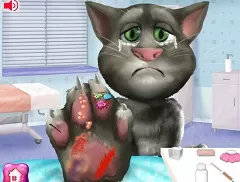 Play free Talking Tom Hand Injury - Talking Friends Games - Games-kids.com