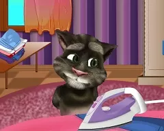 Talking Friends Games, Talking Tom Ironing, Games-kids.com