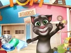 Talking Friends Games, Talking Tom Jewel Match, Games-kids.com