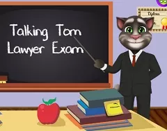 Talking Friends Games, Talking Tom Lawyer Exam, Games-kids.com