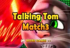 Talking Friends Games, Talking Tom Match 3, Games-kids.com