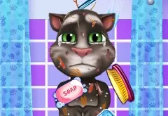 Talking Friends Games, Talking Tom Messy , Games-kids.com