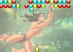 Tarzan Games, Tarzan Bubble, Games-kids.com