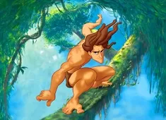 Tarzan Games, Tarzan Jungle Puzzle, Games-kids.com