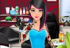 Girl Games, Tattoo Salon Art Design, Games-kids.com