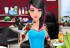 Girl Games, Tattoo Salon Art Design, Games-kids.com