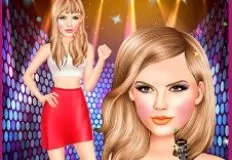 Celebrities Games, Taylor Swift Concert Make Up, Games-kids.com