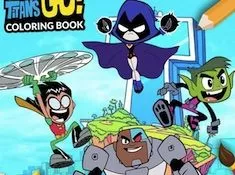 Teen Titans Games, Teen Titans Go Coloring Book, Games-kids.com
