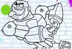 Teen Titans Games, Teen Titans Go Colour In, Games-kids.com