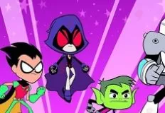 Teen Titans Games, Teen Titans Hidden Numbers, Games-kids.com