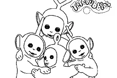 Teletubbies Games, Teletubbies Coloring Game, Games-kids.com