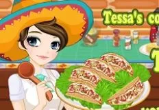 Cooking Games, Tessa Cooking Tacos, Games-kids.com
