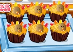 Cooking Games, Thanksgiving Cupcakes, Games-kids.com