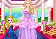 Dress Up Games, The Ball of Mother and Little Daughter, Games-kids.com