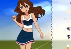 Girl Games, The Cheerleader Dress Up, Games-kids.com