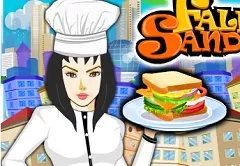 Cooking Games, The Falling Sandwich, Games-kids.com