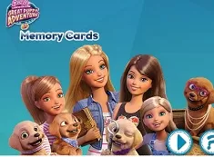 Barbie Games, The Great Puppy Adventure Memory Cards, Games-kids.com